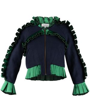 GUILLAUME ALEXANDRE Elsa Bomber Jacket - Green