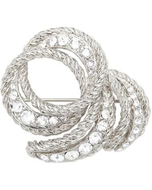 Grosse Crystal Swirl Brooch, Series Reproduction - Metallic