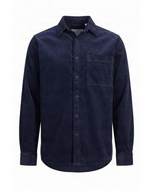 Komodo Oscar Organic Cotton Cord Overshirt - Blue
