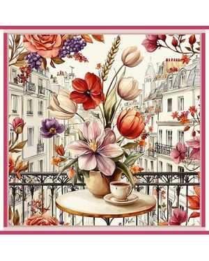 Ralufineart Morning Pause Scarf - Pink