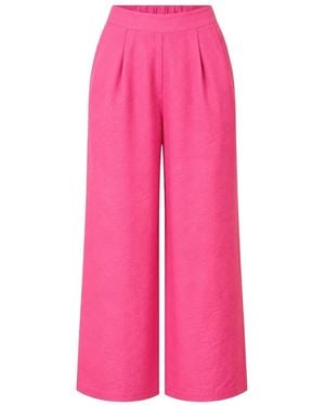 Oh!Zuza Echo Viscose Wide Leg Trousers - Pink
