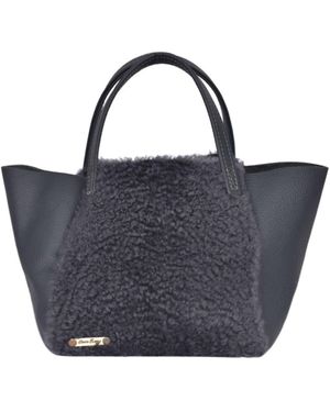 Owen Barry Sheepskin Curly Grab Bag Jeans - Blue