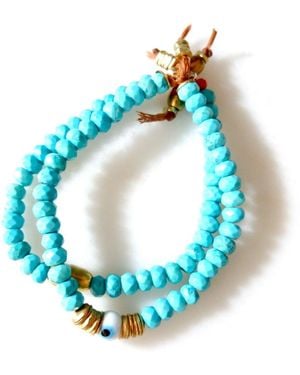 Persia Dona Jewelry Twin Set Bracelet - Blue
