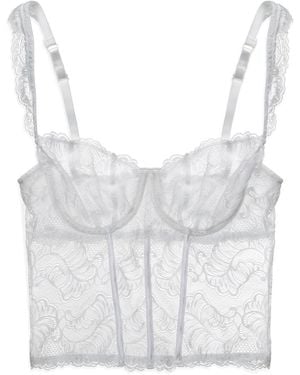 Braelle Intimates Balconette Bra Basque - White