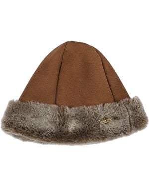 Owen Barry Sheepskin Beanie Hat Ottoman Tan Deane By - Brown