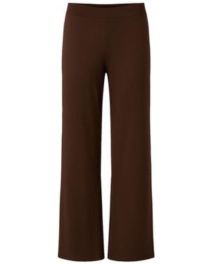 Heima Er Gott Nadia Straight Leg Bamboo Pants - Brown
