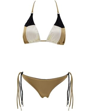 Aulala Paris Gatsby's Reversible Bikini - Metallic