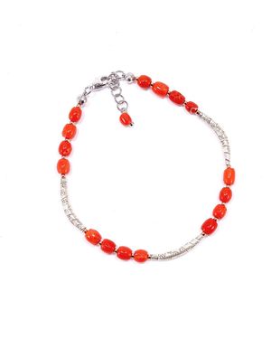 Mineralgems•Studio Sardinian Coral Bracelet - Red