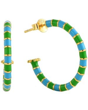 Pinnole Celeste Earrings - Green
