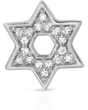 Maya Brenner Pavé Charm Stud - Metallic