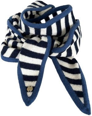 tirillm Ayla Small Neck Scarf - Blue