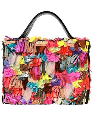 Simitri Pinata Briefcase Bag - Red