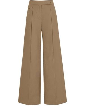 Herfetch Neutrals Latte Wide Leg Pant Camel - Natural