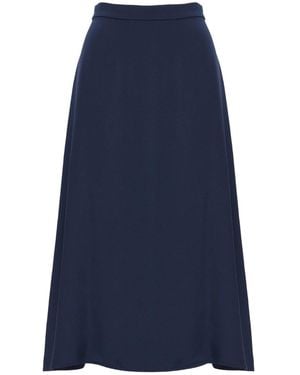 Eternoir Serena Midi Skirt - Blue