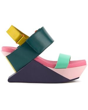 United Nude Delta Wedge Sandal - Blue