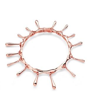 Lucy Quartermaine Short Drop Bangle - Brown