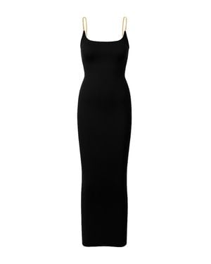 Decolet the label Aurelia Knit Chain Dress - Black