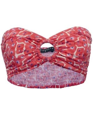 Morrato Bali Leilani Bandeau Top Shirley Cayenne - Red