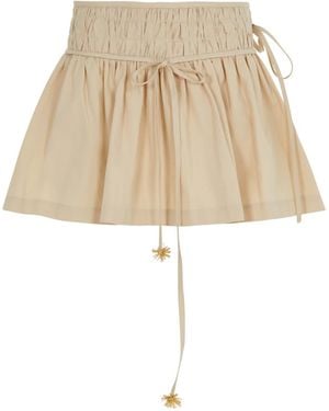 Herfetch Neutrals Safari Mini Skirt - Natural