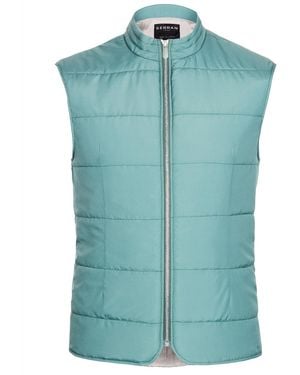 Seren London Quilted Gilet - Blue