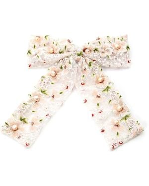 ADIBA Garden Of Eden Hair Handmade Barrette - White
