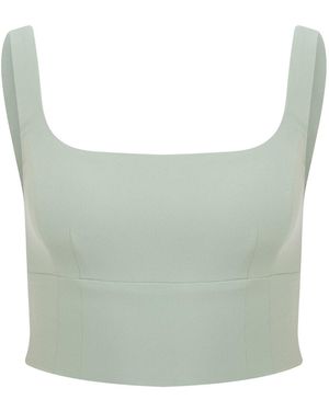 Maan Istanbul Strap Side Zipper Mint Bustier - Green
