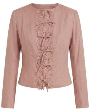 Taarach & Ampersand Knotlight Short Jacket - Pink
