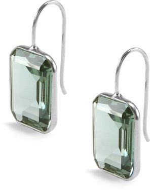 Hye Jane Jewelry Medium Gemma Quartz Earrings - Green