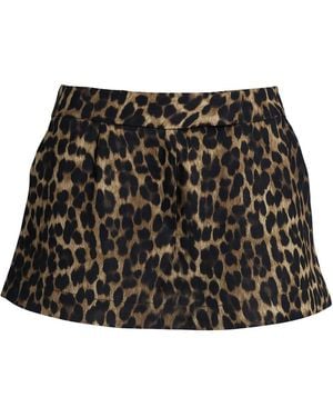 Ats the Label Livia Leopard Skort - Black