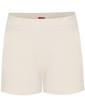 No'design Neutrals Pace Elastic Waist Shorts - Natural
