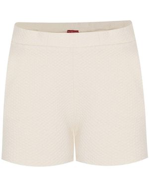 No'design Neutrals Pace Elastic Waist Shorts - Natural