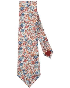 LE COLONEL Brick Emma Liberty Tie - Red