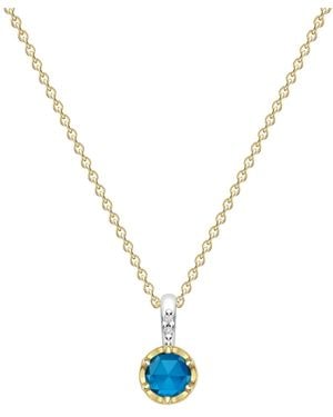 Dinny Hall December Topaz Birthstone Pendant - Metallic