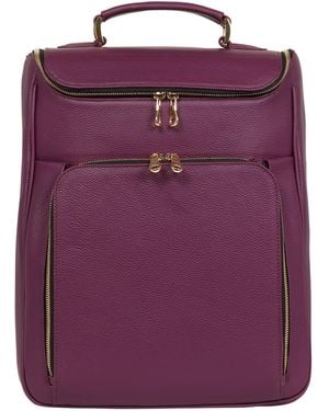 Luis Steven Medium Laptop Pack - Purple