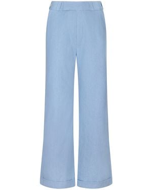 Gunda Hafner Ltd Light- Mid-Rise Denim Trousers - Blue
