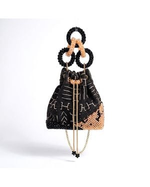 Nyny Ryke Bibi, Bucket Bag - Black