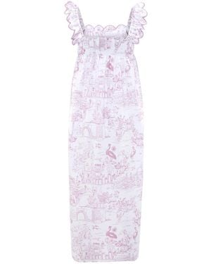 Love Letters X Toile Nightie Long - Purple