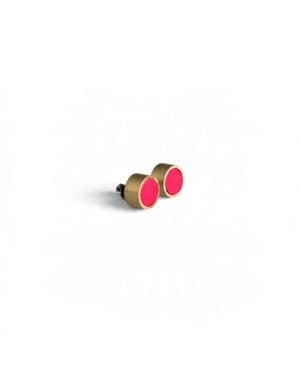 Svetlana Vukov Dot Stud Earrings - Red