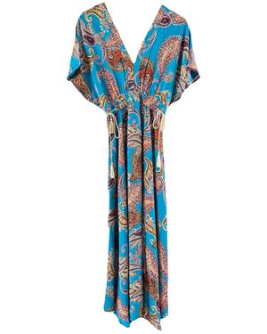 CHILLAZ Paisley Bohemian Dress - Blue