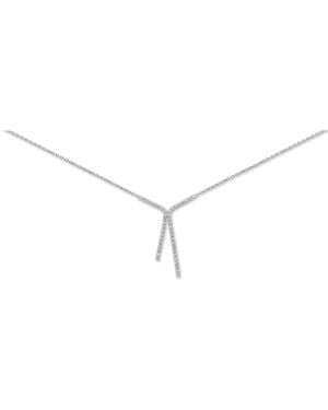 Mejoma Liquid Sterling Tie Necklace - Metallic