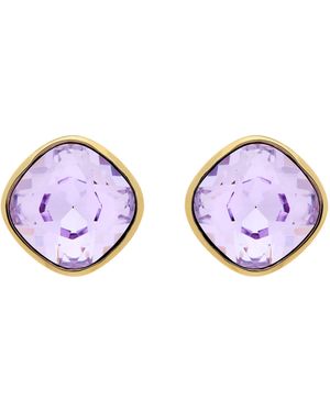 Emma Holland Jewellery Amethyst Cushion Clip Earrings - Purple
