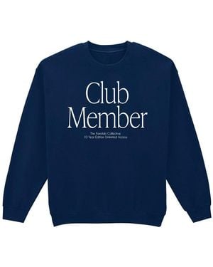 Fanclub The Club Member Sweatshirt - Blue