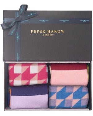 Peper Harow - Made in England Plain Dotty Ladies Gift Box - Grey