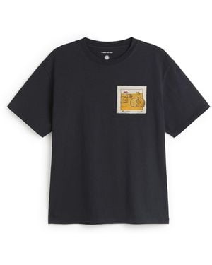 Thinking Mu Straw Camp Aaron T-Shirt - Blue