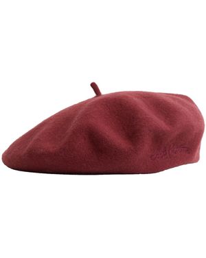Lost Pattern Bon Chic Wool Beret- Bordeaux - Red