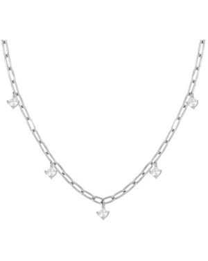 Bermuda Watch Company Annie Apple Elena Sterling Silver Charm Chain Necklace - Metallic