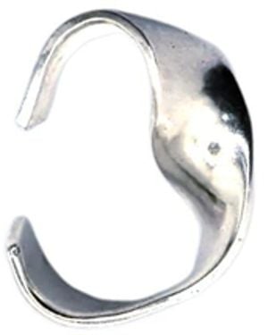 Oolo London Irregular Twisted Ear Cuff - Metallic