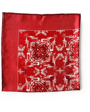 At Home with Ray Neutrals Rococo Bandana - Red