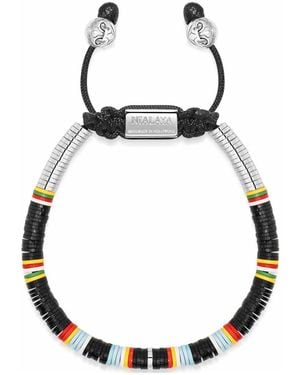 Nialaya Chakra Disc Bracelet - Black