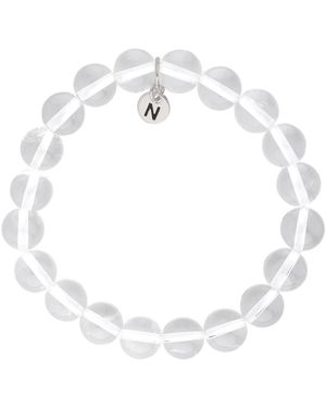 Nellou Jewellery Neutrals Affinity Crystal Gemstone Bracelet - White